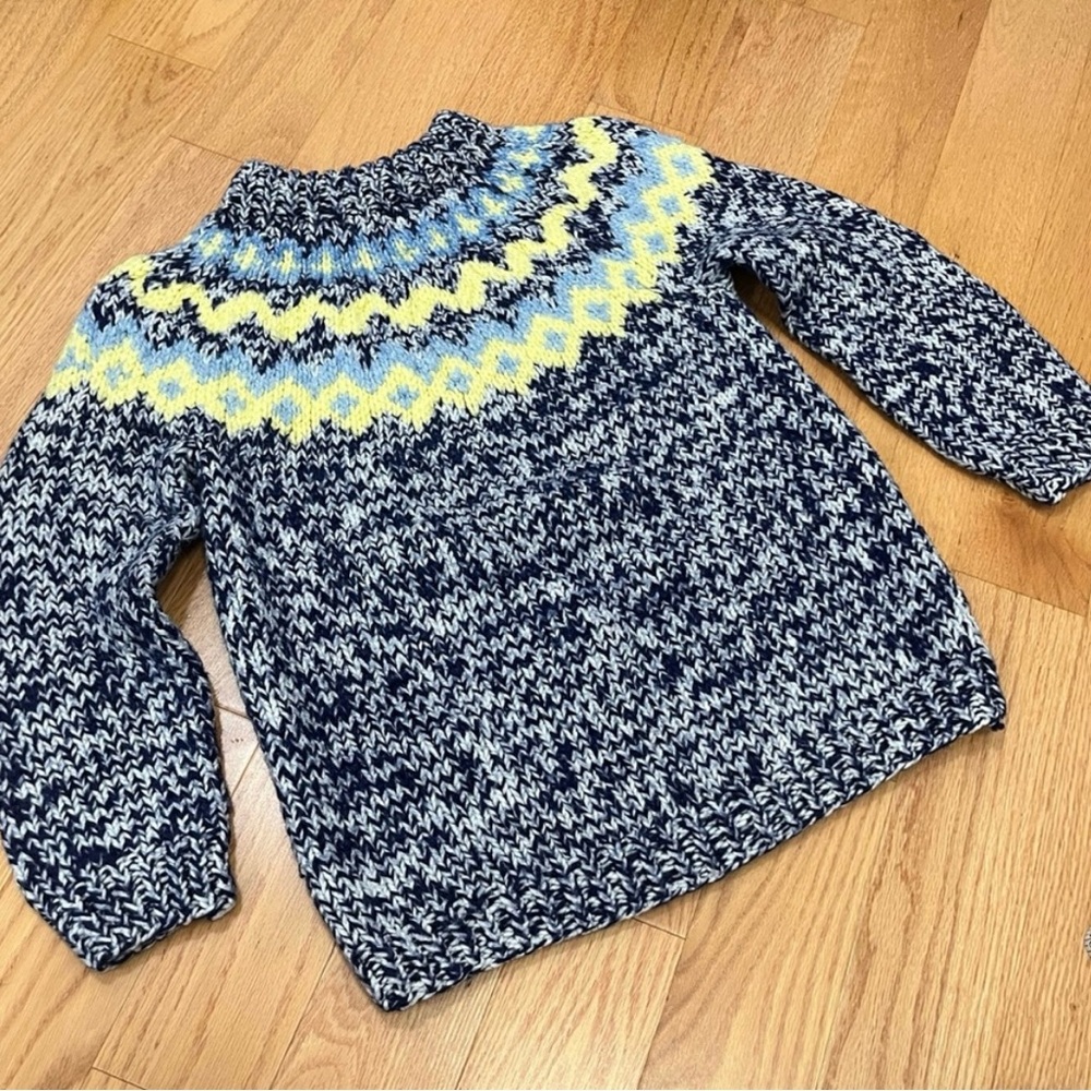Vintage Handmade Fair Isle Sweater